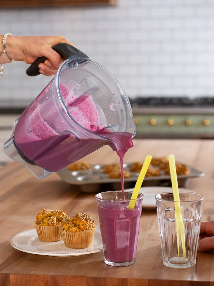 Smoothie + Superhero Muffin Pairing