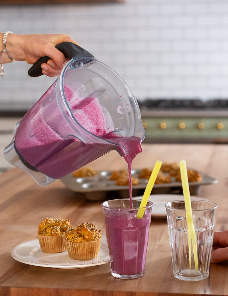 Smoothie + Superhero Muffin Pairing