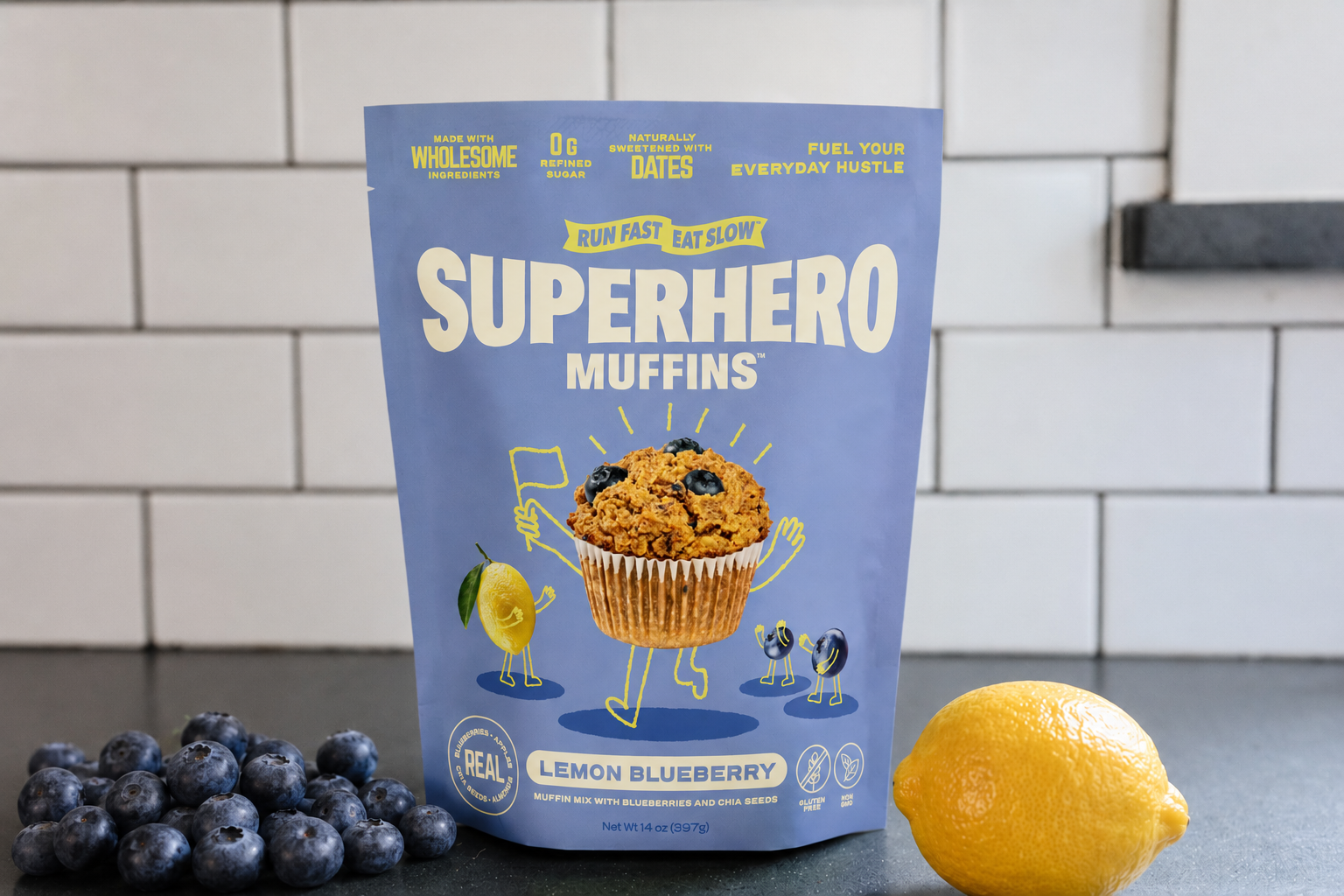Lemon Chia Blueberry